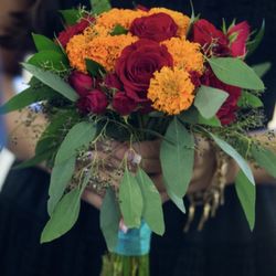 Debbie's Bloomers - Bridesmaid bouquet