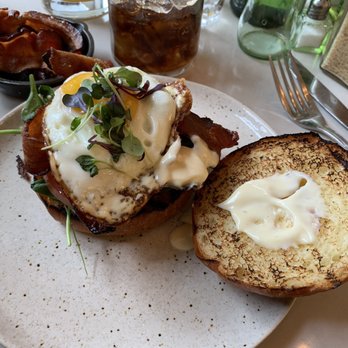 Bluestone Lane Upper West Side Café - Breakfast Sandwich. - Coffee & Tea Near Me - New York, New York Bluestone Lane Upper West Side Café - Breakfast Sandwich. - Coffee & Tea Near Me - New York, New York