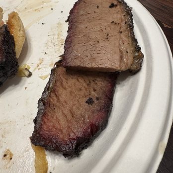 MaePop’s Barbecue - Brisket - we forgot to take pics at the beginning. It was so delicious - Barbeque Near Me - Tallassee, Alabama