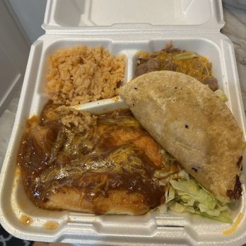 Valerie’s taco shop - #12Chile Relleno and Beef Taco. - Mexican Near Me - Euless, Texas