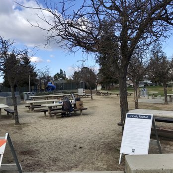 Memorial Park - More picnics tables - this area can be rented out - Parks Near Me - Cupertino, California