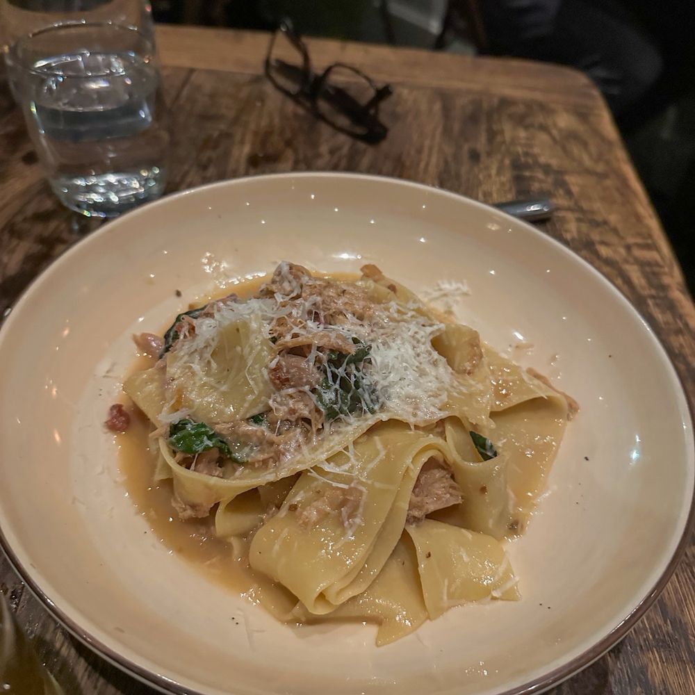 Gemma - Braised rabbit pappardelle - French Near Me - Dallas, Texas Gemma - Braised rabbit pappardelle - French Near Me - Dallas, Texas