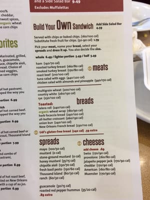 Menu photo 4 Jason's Deli Austin, TX