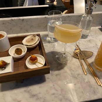 Mari - First plate, so fun & pear martini was delicious! - Korean Near Me - New York, New York Mari - First plate, so fun & pear martini was delicious! - Korean Near Me - New York, New York