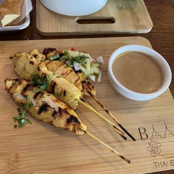 Baan Thai Bistro - Chicken Satay and Peanut Sauce - Thai Near Me - Indianapolis, Indiana Baan Thai Bistro - Chicken Satay and Peanut Sauce - Thai Near Me - Indianapolis, Indiana