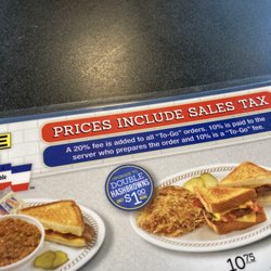 Prices include sales tax is a plus