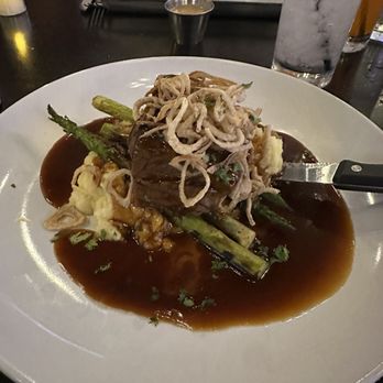 The Bridewell Tavern - Braided Short Ribs - amazing! Would get this again! - American Near Me - Burr Ridge, Illinois