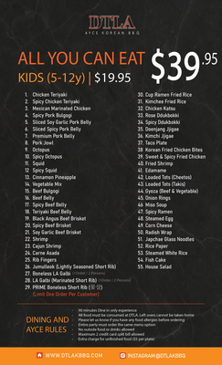 Menu photo 6 DTLA AYCE KBBQ Los Angeles, CA Menu photo 6 DTLA AYCE KBBQ Los Angeles, CA