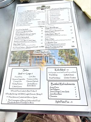 Menu photo 4 North Beach Fish Camp Neptune Beach, FL