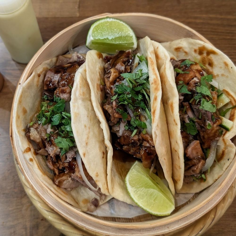 Dragon Casa - Pecking duck tacos - Asian Fusion Near Me - Dallas, Texas