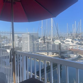 Marina Cafe - View from patio dining area - pet friendly :-) - Cafes Near Me - Wilmington, California Marina Cafe - View from patio dining area - pet friendly :-) - Cafes Near Me - Wilmington, California