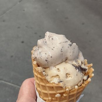 Melt - I had double stuffed Oreo and Cappuccino Crunch in a homemade waffle cone. - Ice Cream & Frozen Yogurt Near Me - North Myrtle Beach, South Carolina Melt - I had double stuffed Oreo and Cappuccino Crunch in a homemade waffle cone. - Ice Cream & Frozen Yogurt Near Me - North Myrtle Beach, South Carolina