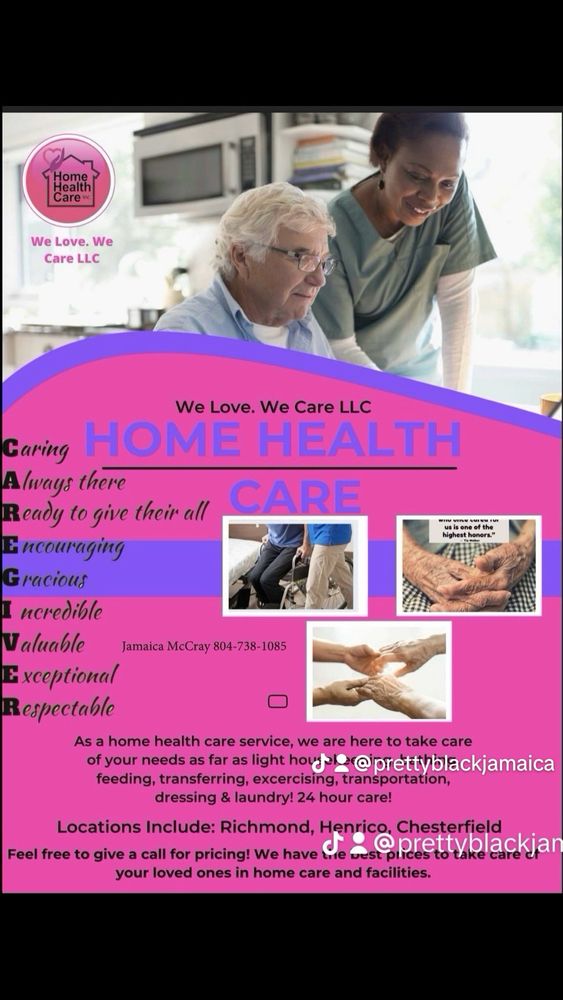 We Love We care - home care agency in Richmond, VA
