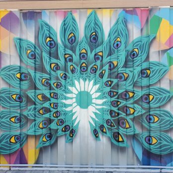 Krate At The Grove - Great container art for selfies - Food Court Near Me - Wesley Chapel, Florida