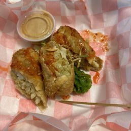 Crabcake eggrolls