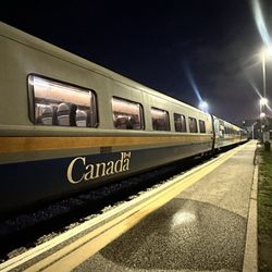 Via Rail - VIARail from Windsor to Toronto at the Windsor Train Station.
