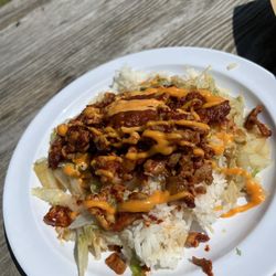 Tibetan Momo Bar - Hapanyaki rice (spicy chicken)