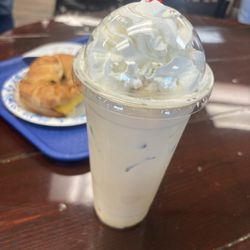 Coshocton Coffee Connection - White mocha and croissant sandwich