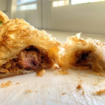 Syndicate - Pulled pork turnover opened. - Bakeries Near Me - Sierra Madre, California Syndicate - Pulled pork turnover opened. - Bakeries Near Me - Sierra Madre, California