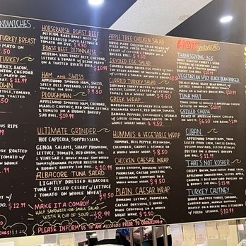 Ocean State Sandwich - The menu for the sandwich shop - Salad Near Me - Providence, Rhode Island
