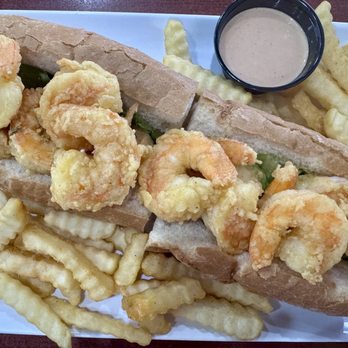 The Cajun Menu - Full Shrimp Po-Boy with Fries - Cajun/Creole Near Me - Canton, Georgia The Cajun Menu - Full Shrimp Po-Boy with Fries - Cajun/Creole Near Me - Canton, Georgia