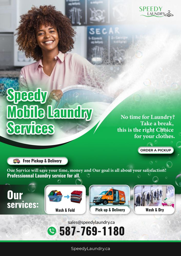 SPEEDY LAUNDRY Edmonton, Alberta, Canada Dry Cleaning Phone