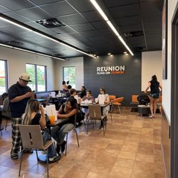 Dunkin' - Indoor dining area