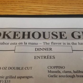 Stokehouse Grill - Menu - New American Near Me - Paso Robles, California Stokehouse Grill - Menu - New American Near Me - Paso Robles, California