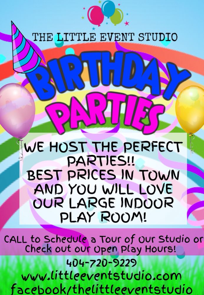 THE LITTLE EVENT STUDIO Updated June 2024 45 Enterprise Path, Hiram