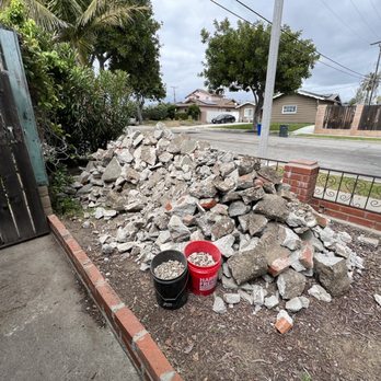 Migos Junk Removal - Concrete before - Junk Removal & Hauling Near Me - Ventura, California