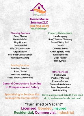 House Mouse Services