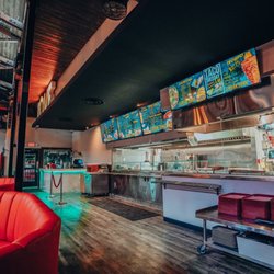 Menu and walk up order area near kitchen