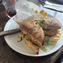 The 2 Sisters Restaurant - Hot honey chicken sandwich