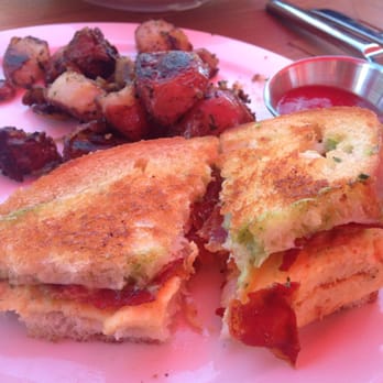 Trust - Prosciutto Breakfast Sandwich. Half missing/eaten. So good! - New American Near Me - San Diego, California