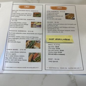 Cafe Rivkah - Lunch menu - Bakeries Near Me - Marietta, Georgia