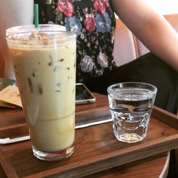 Starbucks - Iced Hazelnut Bianco Latte - Coffee & Tea Near Me - Dallas, Texas Starbucks - Iced Hazelnut Bianco Latte - Coffee & Tea Near Me - Dallas, Texas