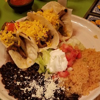 Casa Vallarta - Steak tacos with tummy black beans - Mexican Near Me - Saugus, Massachusetts
