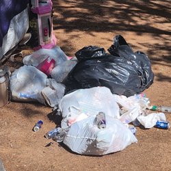 TBS Waste - TRASH LEFT IN MY YARD!!!