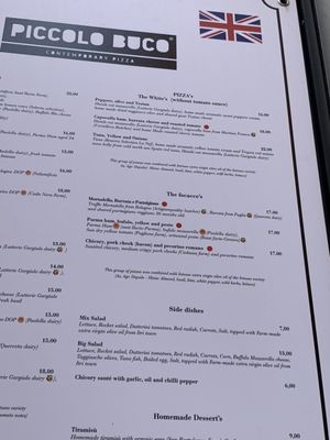 Menu photo 7 Piccolo Buco Rome, RM
