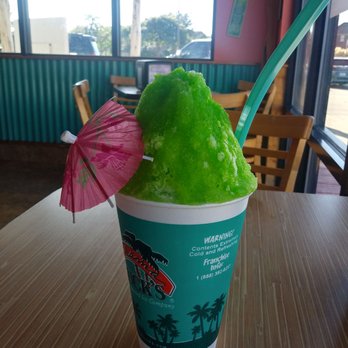Bahama Buck's - Got the super sour lime! So good! - Shaved Ice Near Me - Frisco, Texas