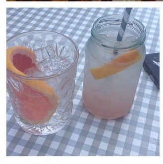 Photo of Little Bird - London, XGL, GB. Gin and tonic and Rhubarb fizz!