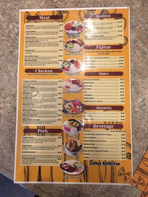 Menu photo 4 Los Catrachos New Orleans, LA