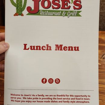 Jose's Restaurant & Grill - menu4 - Mexican Near Me - Magee, Mississippi Jose's Restaurant & Grill - menu4 - Mexican Near Me - Magee, Mississippi