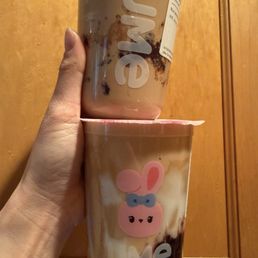 Milk tea w mochi and sticky rice