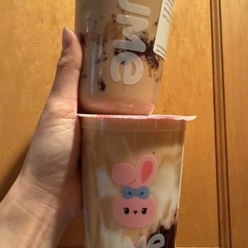 Ume Tea - Milk tea w mochi and sticky rice - Bubble Tea Near Me - Mountain View, California