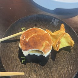 Dumpling and crab Rangoon!