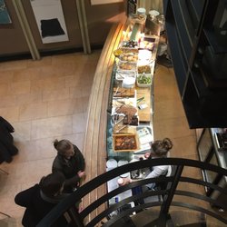 Michael House - View of serving counter from above
