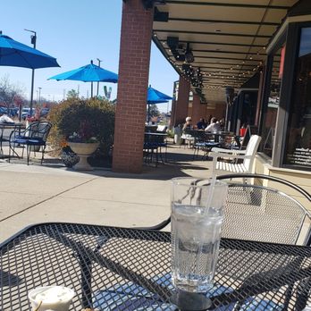 Athens on 86th - Patio dining on a nice day in Covid November - Greek Near Me - Indianapolis, Indiana