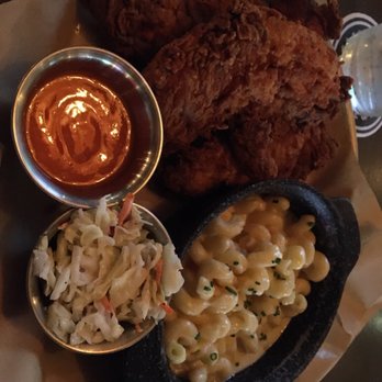 Pedal Haus Brewery - Buttermilk chicken entree with mac n cheese side - Breweries Near Me - Phoenix, Arizona Pedal Haus Brewery - Buttermilk chicken entree with mac n cheese side - Breweries Near Me - Phoenix, Arizona