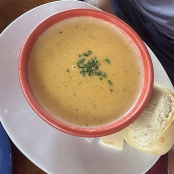 Nepenthe - Not so great potatto soup :( - New American Near Me - Big Sur, California